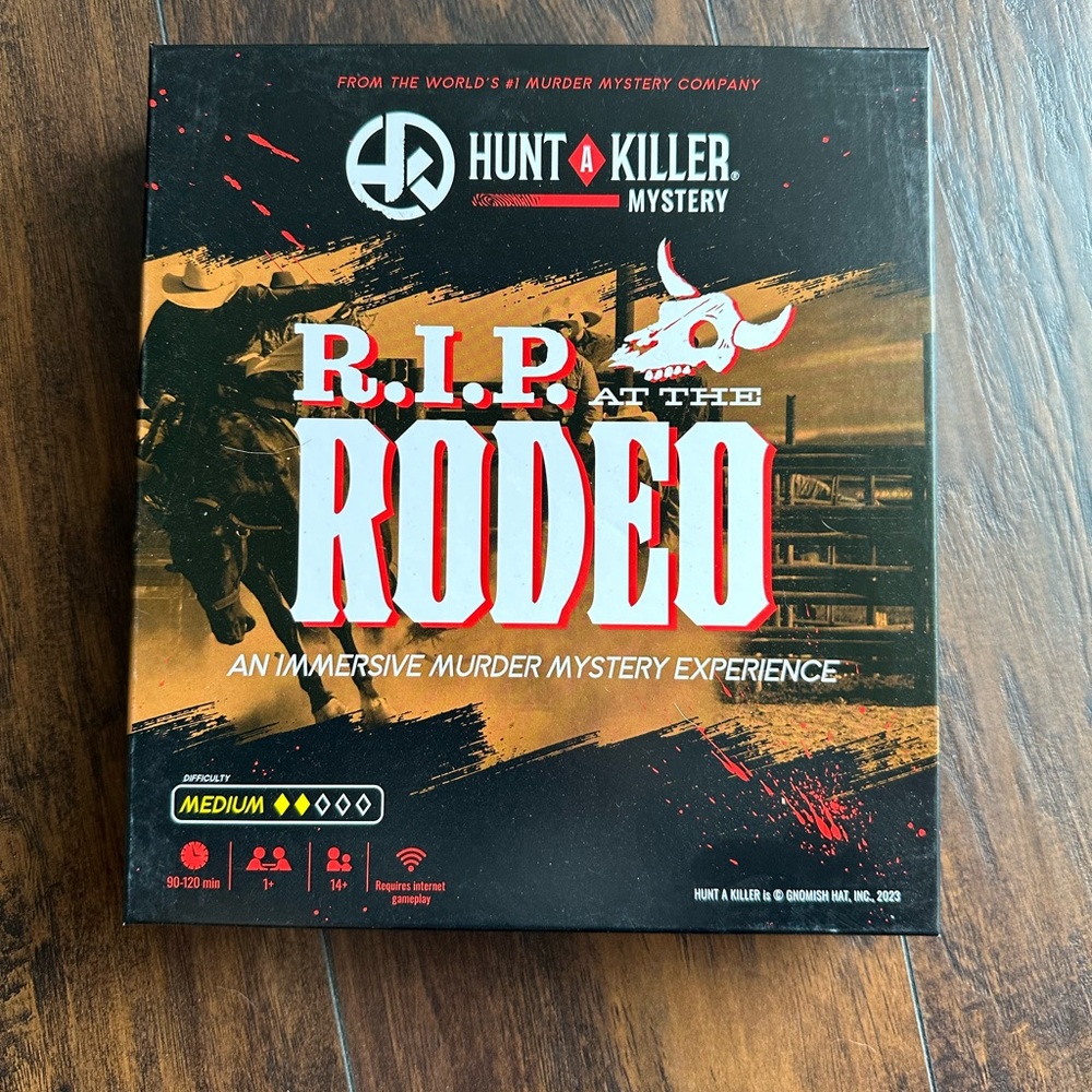 RIP at the Rodeo Hunt a Killer Murder Mystery game